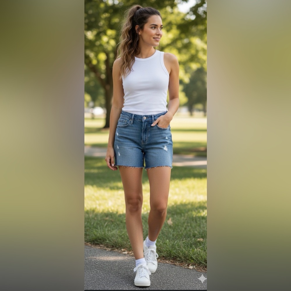 Old Navy Jeans Shorts Wash Distressed old navy NWT SIZE 0